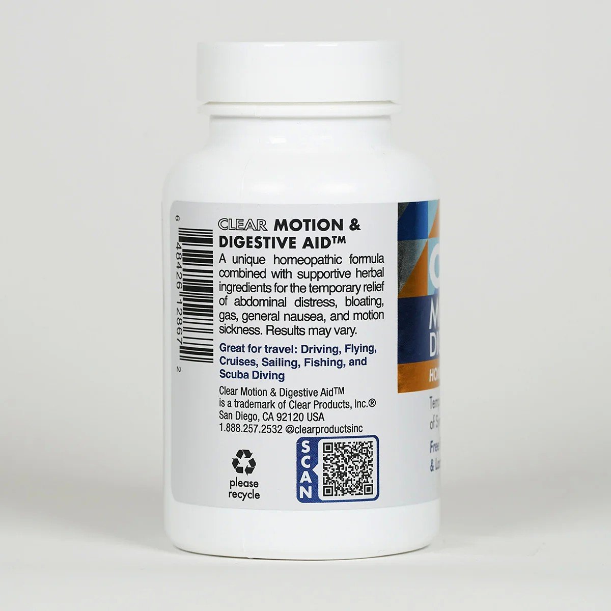 Clear Products Clear Motion and Digestive Aid 60 Veggie Capsules