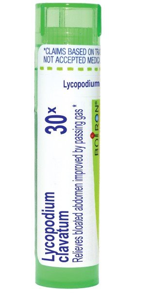 Boiron Lycopodium Clavatum 30X Homeopathic Single Medicine For Digestive 80 Pellet