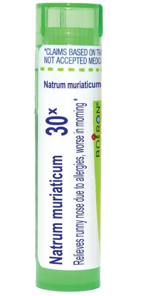 Boiron Natrum Muriaticum 30X Homeopathic Single Medicine For Allergy 80 Pellet