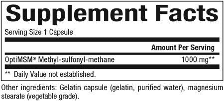 Natural Factors MSM 1000mg 90 Capsule