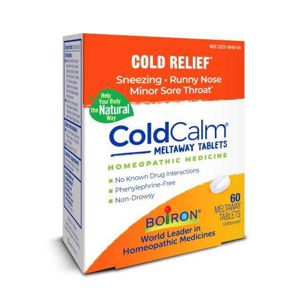 Boiron ColdCalm Homeopathic Medicine For Cold Relief 60 Tablet