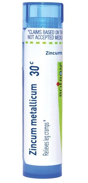 Boiron Zincum Metallicum 30C Homeopathic Single Medicine For Pain 80 Pellets