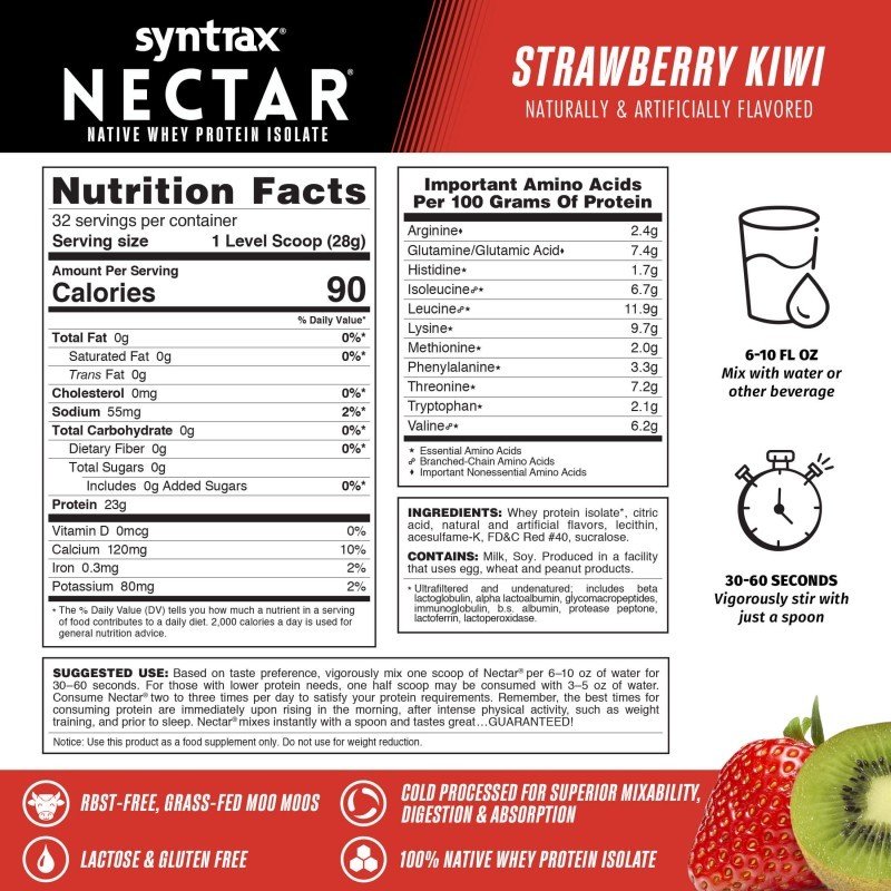 Syntrax NECTAR Strawberry Kiwi 2 lb Bag