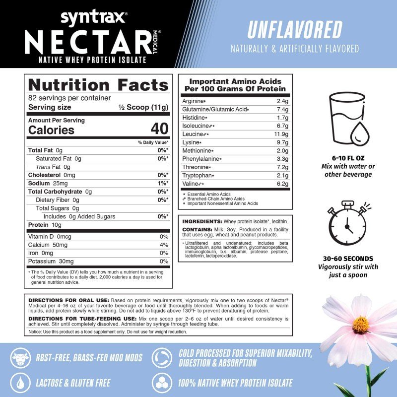 Syntrax Nectar Medical Unflavored 2 lb Bag