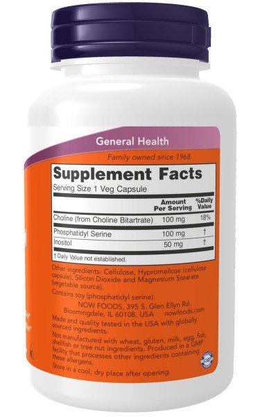 Now Foods Phosphatidyl Serine 100mg 120 VegCap