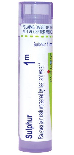 Boiron Sulphur 1M Homeopathic Single Medicine For First Aid 80 Pellet