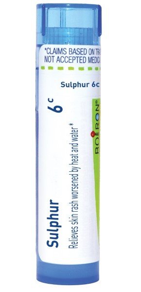 Boiron Sulphur 6C Homeopathic Single Medicine For First Aid 1 Tube Pellet