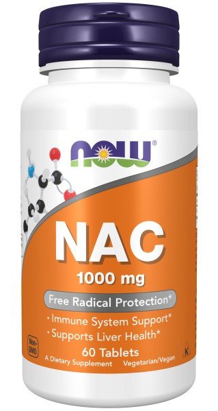 Now Foods N-Acetyl-Cysteine 1000mg 60 Tablet