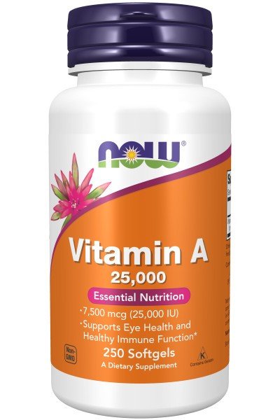 Vitamin A | Now Foods | Eye Health | Immune Function | Non GMO | Dietary Supplement | VitaminLife