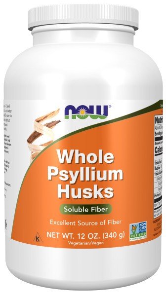 Now Foods Psyllium Husk Whole 12 oz Bulk