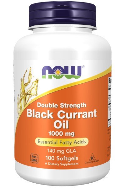 Now Foods Black Currant Oil 1,000 mg 100 Softgel