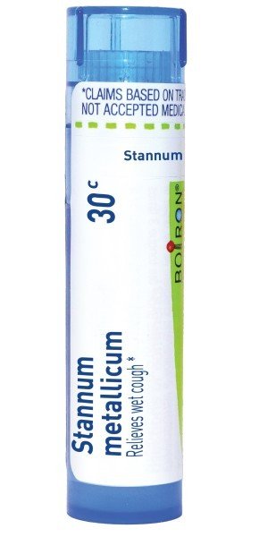 Boiron Stannum Metallicum 30C Homeopathic Single Medicine For Cough, Cold & Flu 80 Pellet