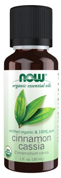 Now Foods Organic Cinnamon Cassia Oil 1 fl oz Oil
