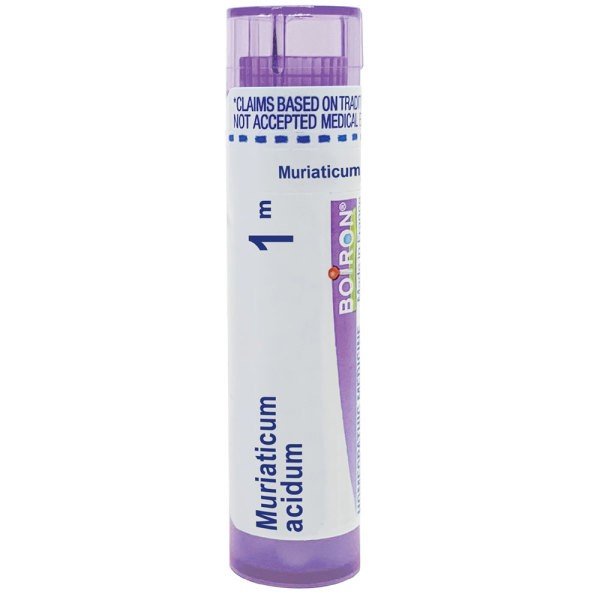 Boiron Muriaticum Acidum 1M Homeopathic Single Medicine For First Aid 80 Pellet