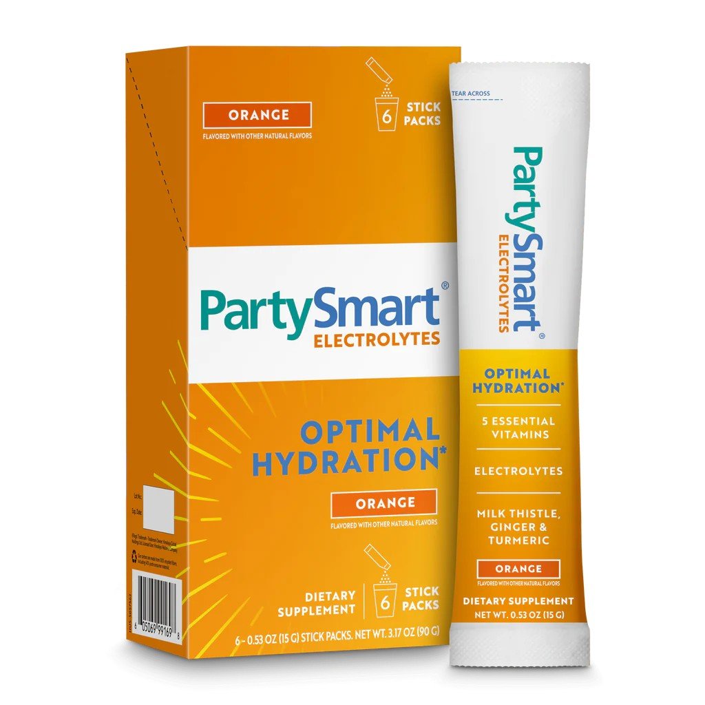 Himalaya Herbals PartySmart Electrolytes Orange 6 Packet