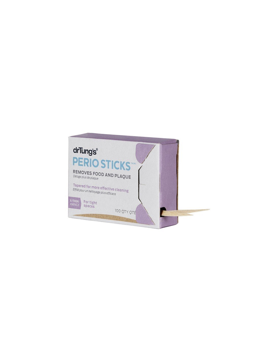 Dr. Tung's Double-Sided Perio Sticks X-THIN-100-Container 100 Container