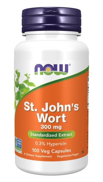 Now Foods St. John&#39;s Wort 300mg Extract 100 Capsule