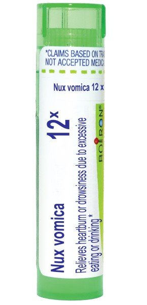 Boiron Nux Vomica 12X Homeopathic Single Medicine For Digestive 80 Pellet