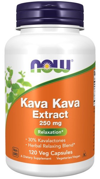 Now Foods Kava Kava 250mg 30% Extract 120 Capsule