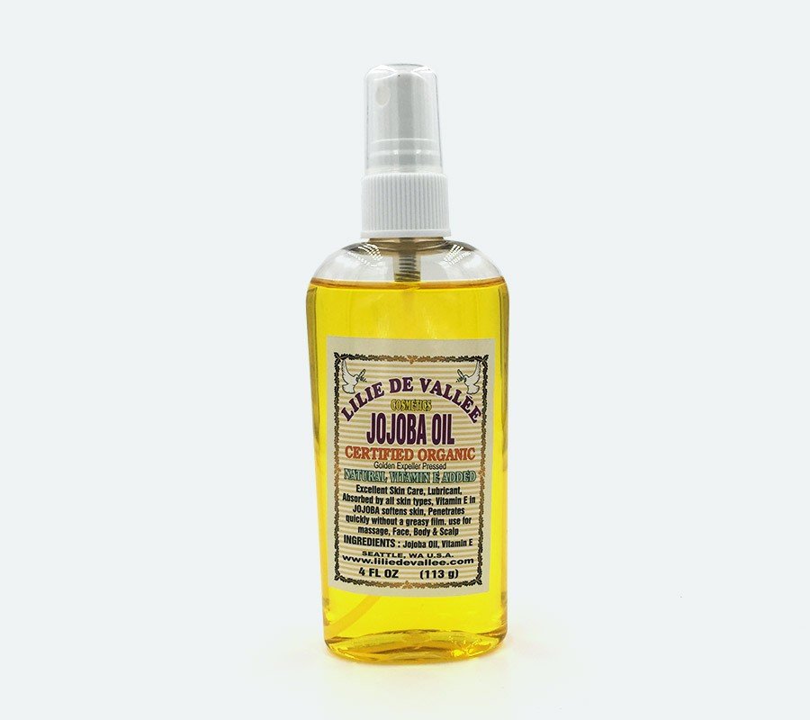 Lilie De Vallee Certified Organic Golden Jojoba 4 oz Oil