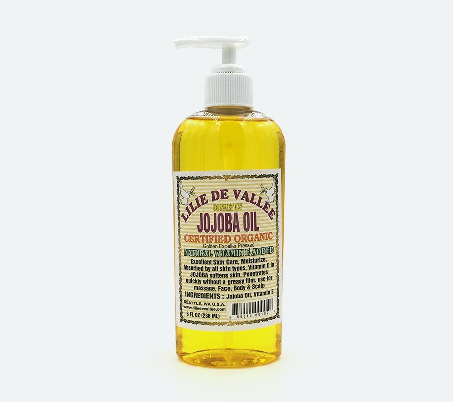 Lilie De Vallee Certified Organic Golden Jojoba 8 oz Oil