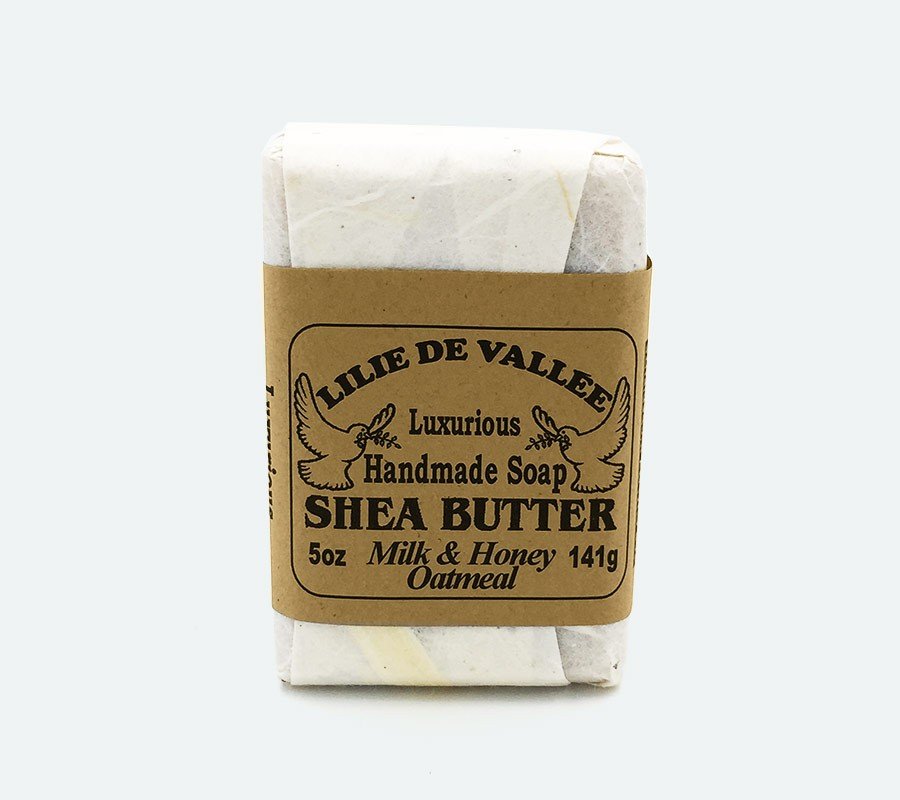 Lilie De Vallee Shea Butter Milk &amp; Honey Oatmeal 5 oz Bar