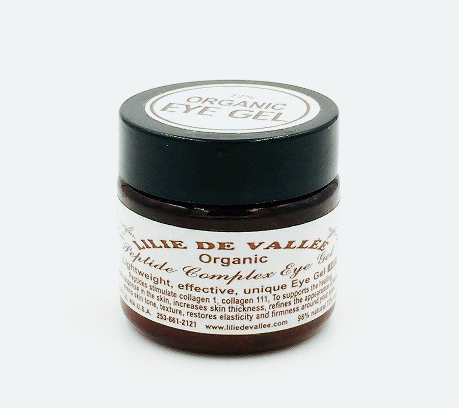 Lilie De Vallee Eye Gel Peptide Complex Organic 1 oz Gel