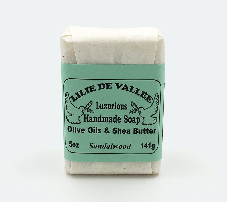 Lilie De Vallee Sandlewood Hand Made Soap 5 oz Bar