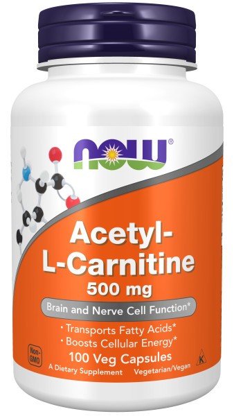 Now Foods Acetyl-L-Carnitine 500mg 100 Capsule