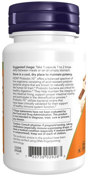 Now Foods Probiotic-10 25 Billion 50 VegCap