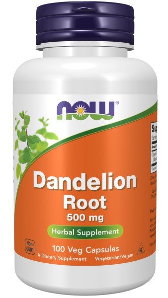 Now Foods Dandelion Root 500mg 100 Capsule