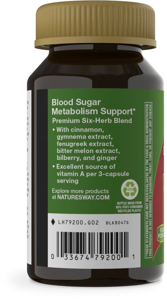 Nature&#39;s Way Blood Sugar Manager Blend 90 Capsule