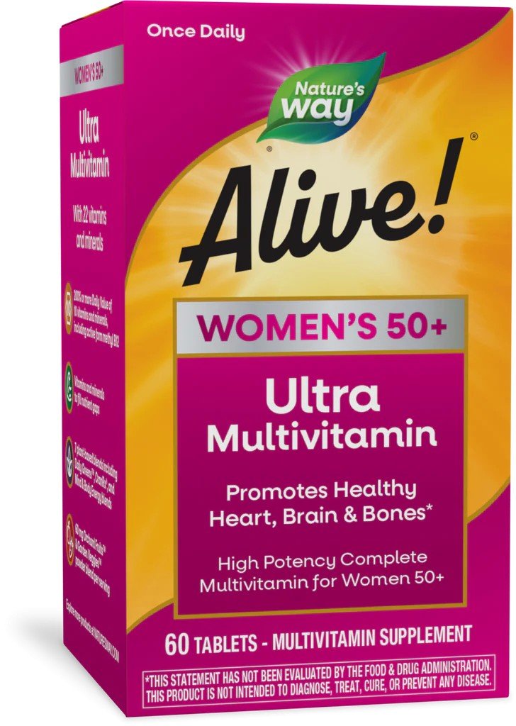 Nature's Way Alive Once Daily Womens 50+ Ultra Potency 60 Tablet