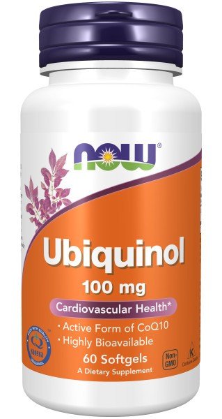 Now Foods Ubiquinol 100 mg 60 Softgel