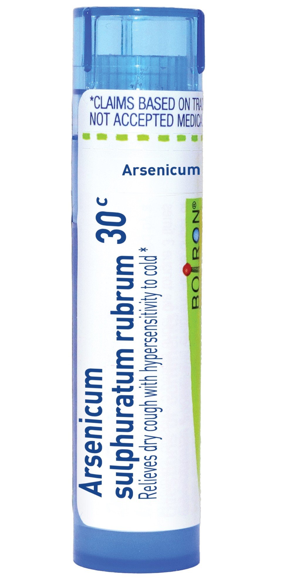 Boiron Arsenicum Sulphuratum Rubrum 30C Homeopathic Single Medicine For Cough, Cold & Flu 80 Pellet