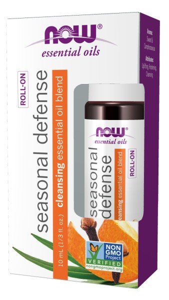 Now Foods Seasonal Defense Essential Oil 10 mL Roll-on