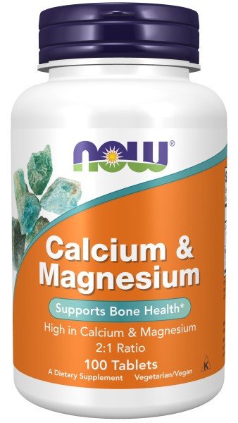 Now Foods Calcium & Magnesium 100 Tablet