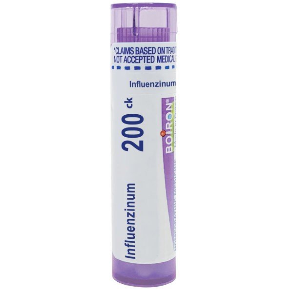 Boiron Influenzinum 200CK Homeopathic Single Medicine For Cough, Cold &amp; Flu 80 Pellet