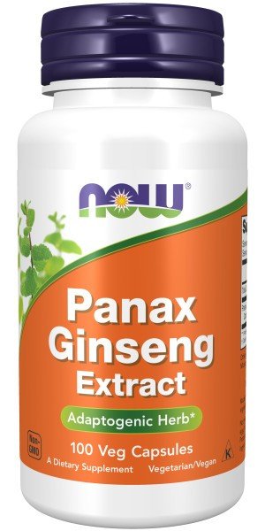Now Foods Panax Ginseng 500 mg 100 Capsule