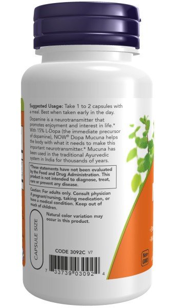 Now Foods DOPA Mucuna 90 VegCap