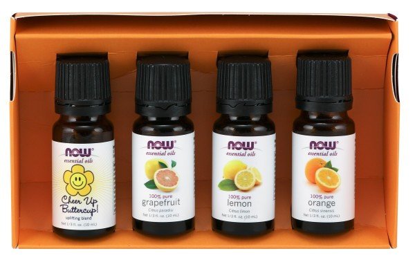 Now Foods Put Some Pep In Your Step Uplifting Essential Oils Kit 4-10 mL Oil