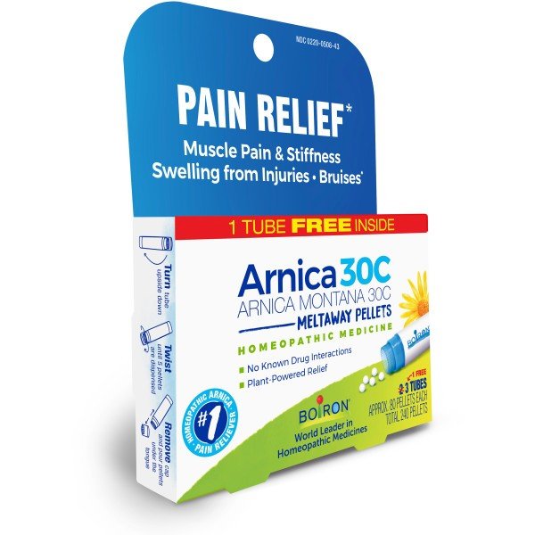 Boiron Arnica Montana 30C 3 MDT Homeopathic Medicine For Pain Relief 240 Pellets