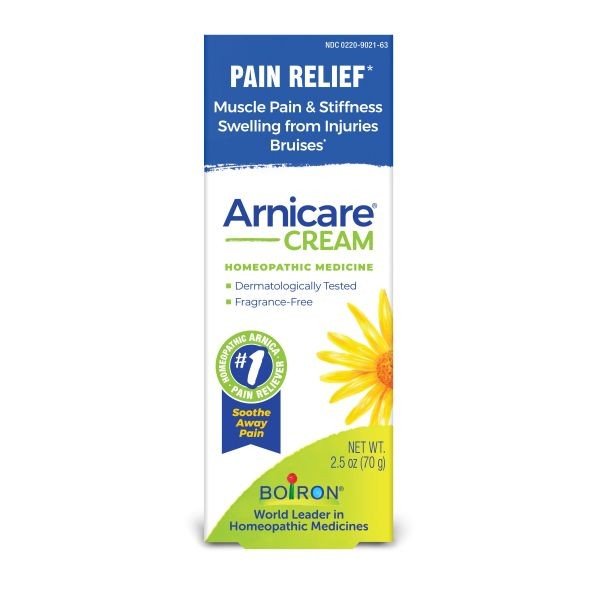 Boiron Arnicare Cream Homeopathic Medicine For Pain Relief 2.5 oz Cream