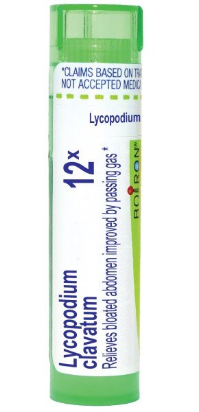 Boiron Lycopodium Clavatum 12X Homeopathic Single Medicine For Digestive 80 Pellet