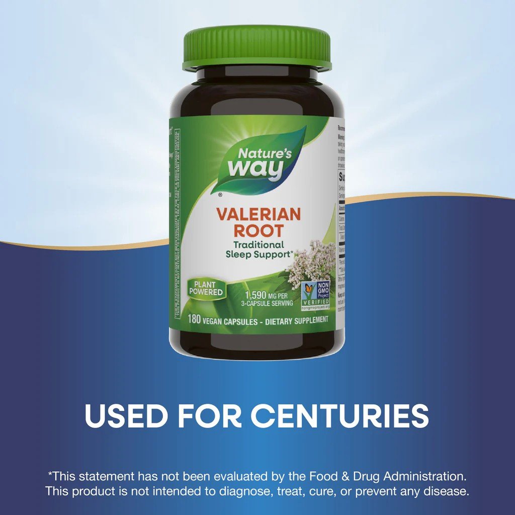 Nature&#39;s Way Valerian Root 180 Capsule