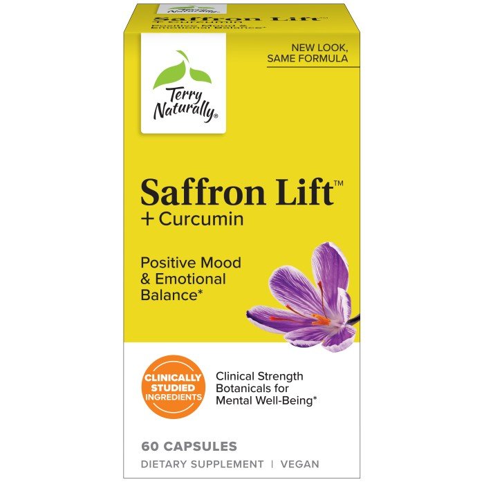 EuroPharma (Terry Naturally) Saffron Lift + Curcumin 60 Capsule