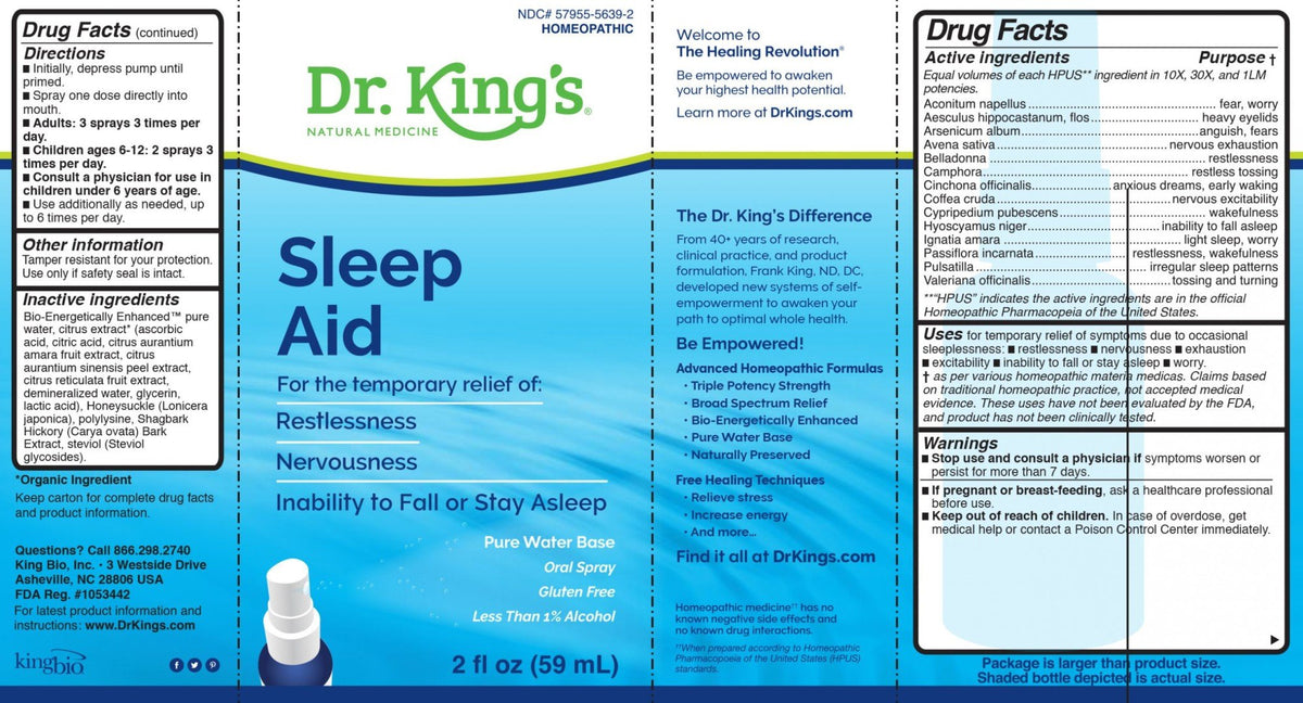 Dr King Natural Medicine Sleep Aid 2 oz Liquid