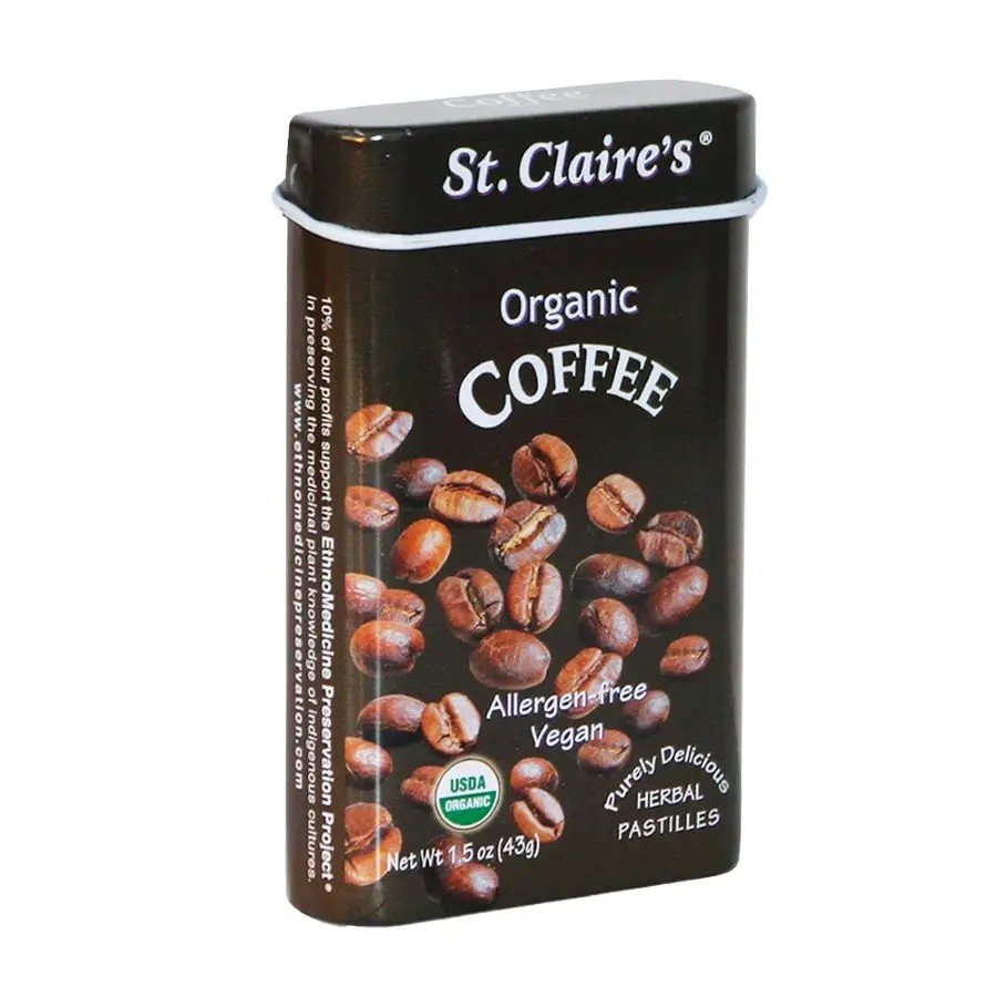 St.Claires Organics Organics Coffee Herbal Pastilles 1.5 oz. Tin