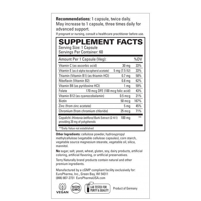 EuroPharma (Terry Naturally) Sucontral D 120 Capsule