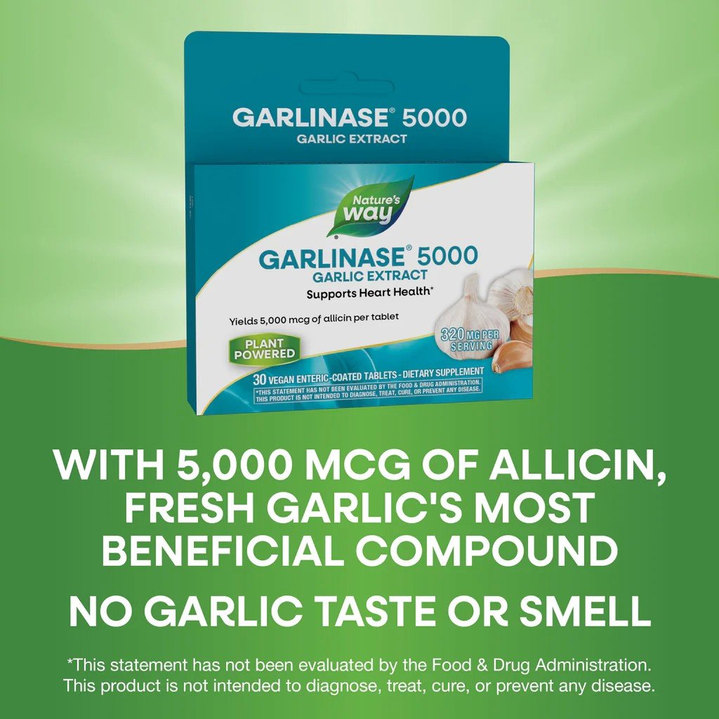 Nature&#39;s Way Garlinase 5000 30 Tablet